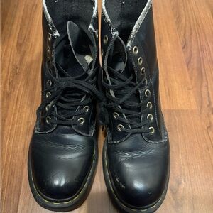 Dr. Martens Black Combat Boots